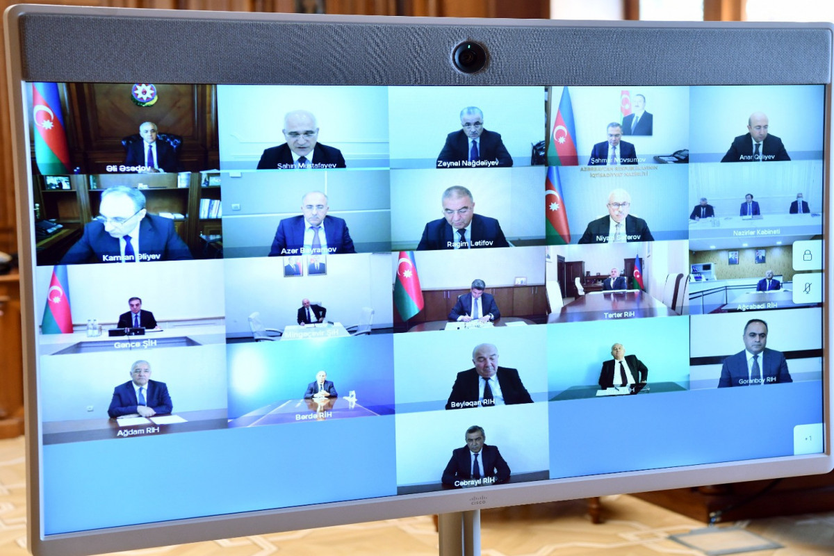 Meeting of State Commission on assessing the damage caused by Armenian aggression held