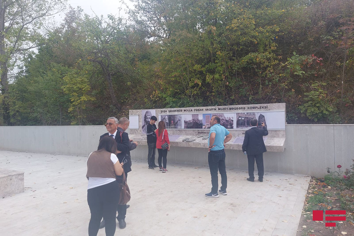 Journalists from Shusha visited the museum-mausoleum complex of Molla Panah Vagif