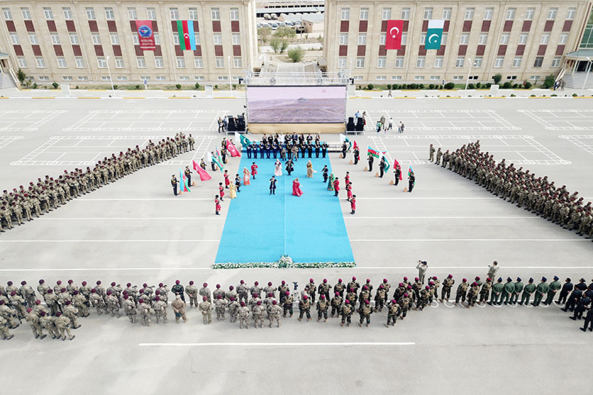 “Üç qardaş - 2021” beynəlxalq təliminin açılışına həsr olunan təntənəli mərasim keçirilib - VİDEO 