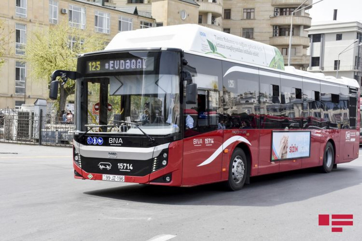 Sabah bəzi marşrut avtobuslarının hərəkət sxemində müvəqqəti dəyişiklik ediləcək