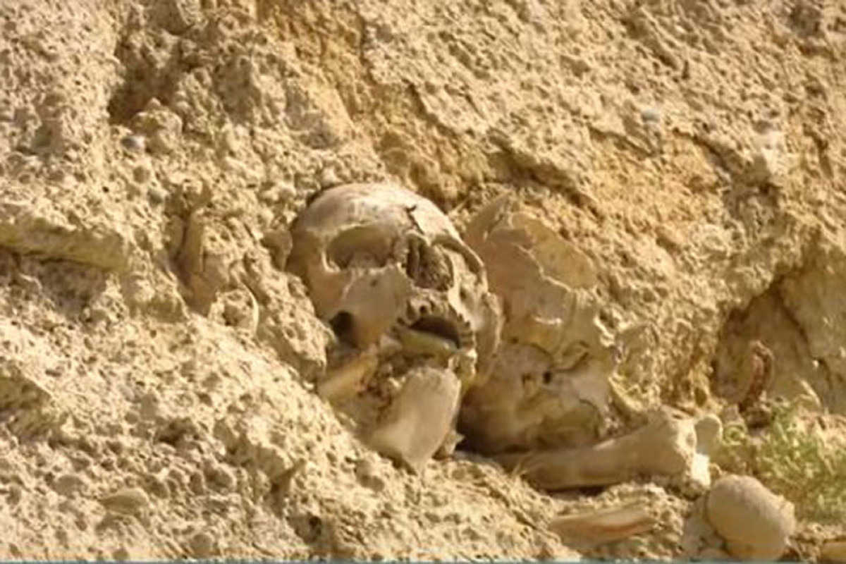 В Баку у озера «Ганлы гёль» обнаружены человеческие скелеты-ФОТО 