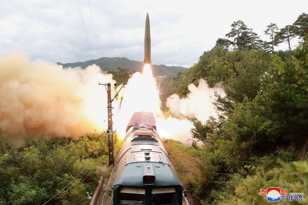N.Korea says it tested new railway-borne missile system to strike 