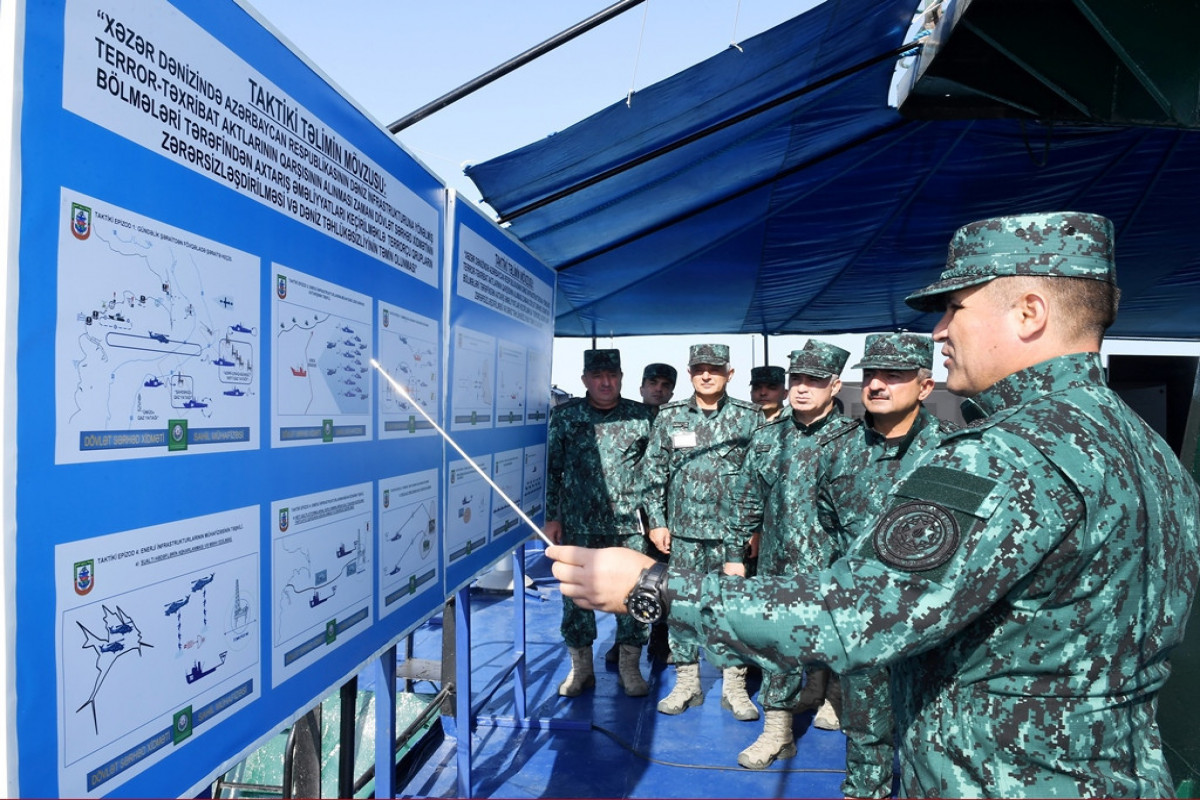 Azerbaijan’s SBS holds training in the Caspian Sea