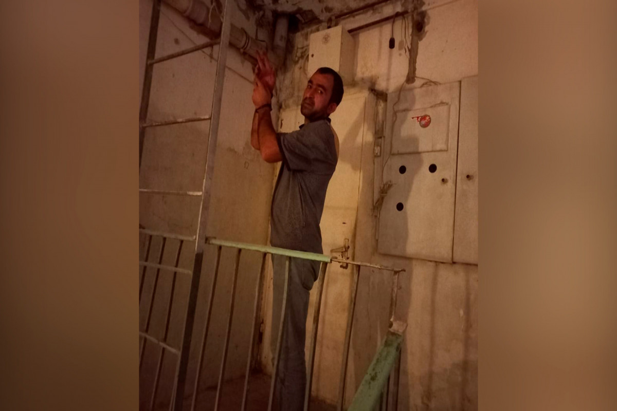 Xətai rayonunda binalarda liftlərin ehtiyat hissələrini oğurlayan şəxs saxlanılıb