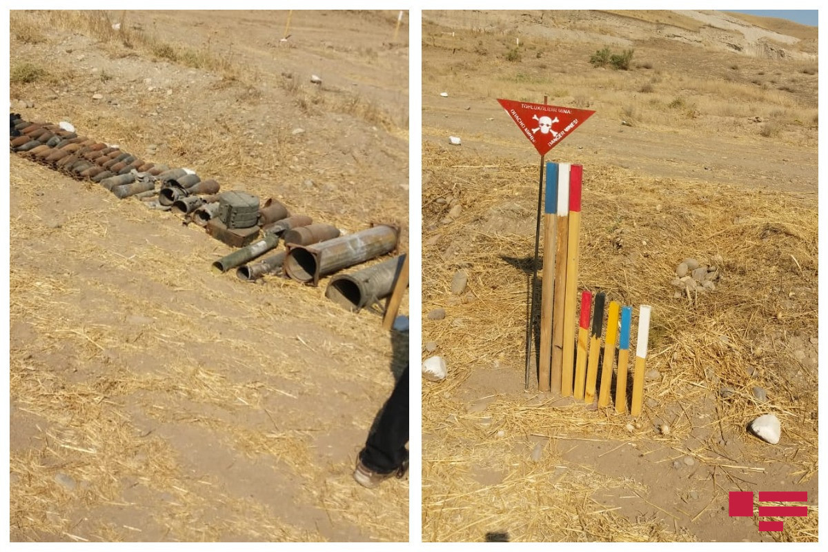 Mine clearance operations in Fuzuli