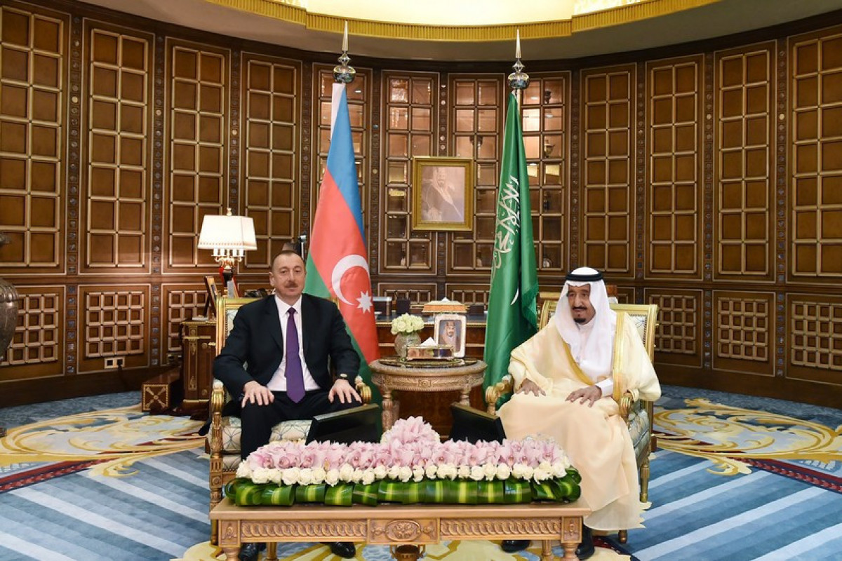Президент Ильхам Алиев, Король Салман бин Абдулазиз Аль-Сауд