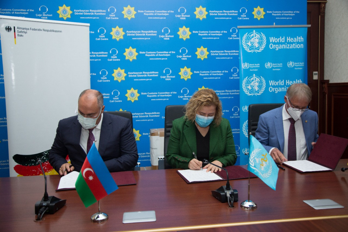 300 thousand medical masks donated by German government handed over to Azerbaijan’s State Customs Committee
