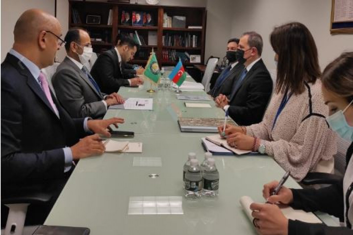 Джейхун Байрамов встретился с генеральным секретарем Совета сотрудничества арабских государств Персидского залива