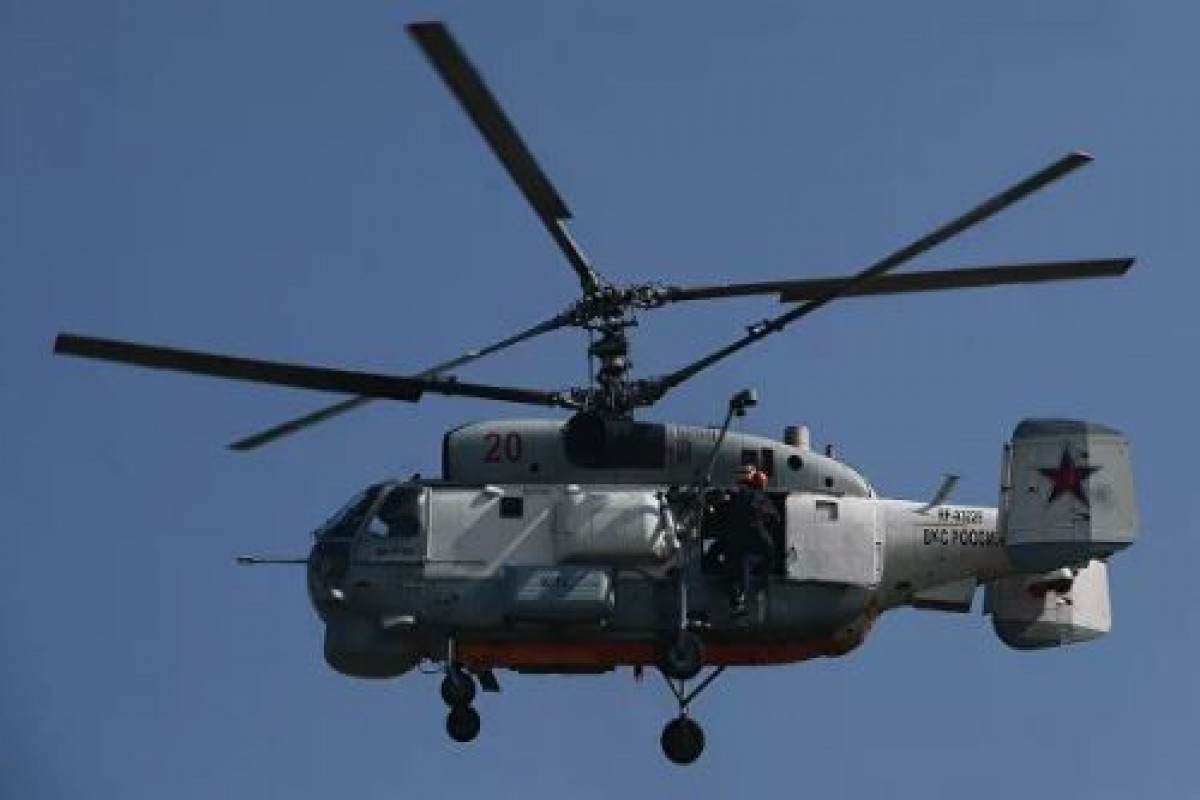 Rusiyada təlim uçuşu zamanı “Ka-27” vertolyotu qəzaya uğrayıb - YENİLƏNİB 