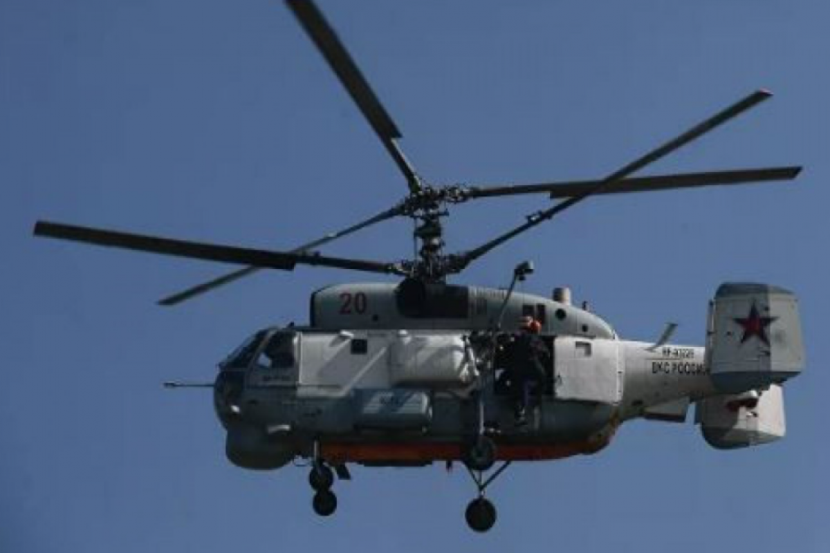 Ka-27 helicopter with three people onboard makes hard landing in Kamchatka
