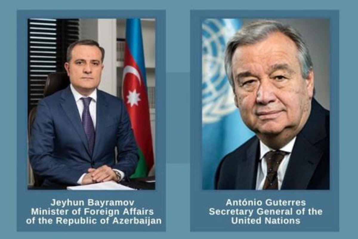 UN Secretary General and Azerbaijani FM
