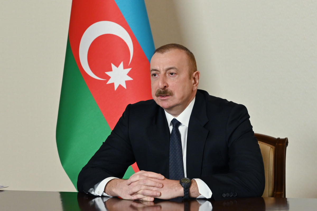 President Ilham Aliyev viewed crime scenes caused by Armenia