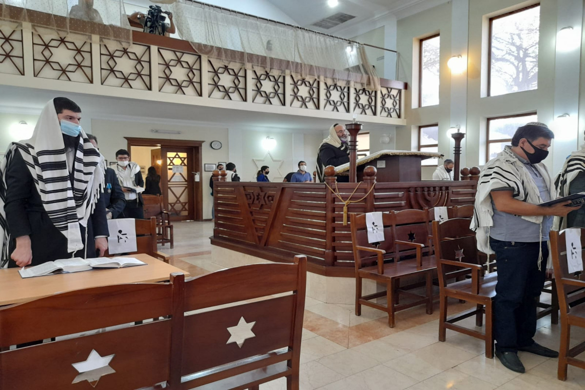 Commemoration ceremony of martyrs held at European Jewish Synagogue in Baku