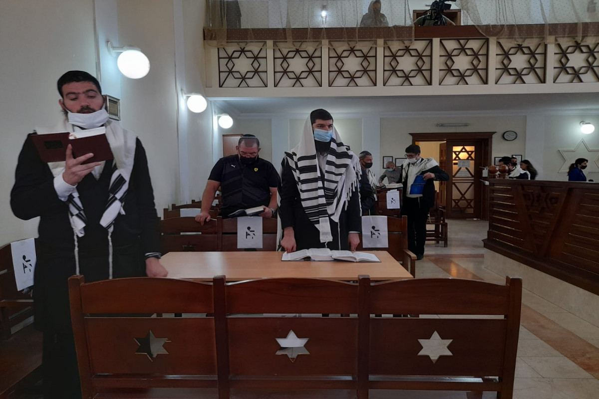 Commemoration ceremony of martyrs held at European Jewish Synagogue in Baku