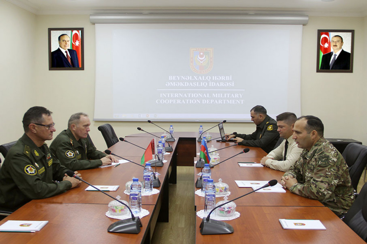 Delegations of the Ministries of Defense of Azerbaijan and Belarus held a working meeting