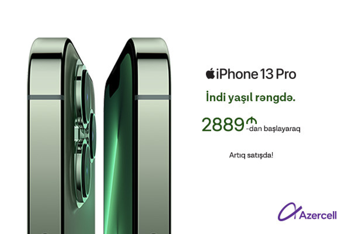 “Azercell”dən yeni iPhone 13 modelləri alana 50GB internet paketi hədiyyə