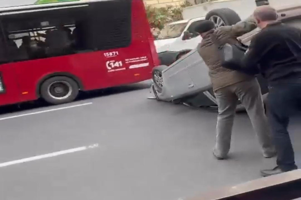 Bakıda yol qəzası