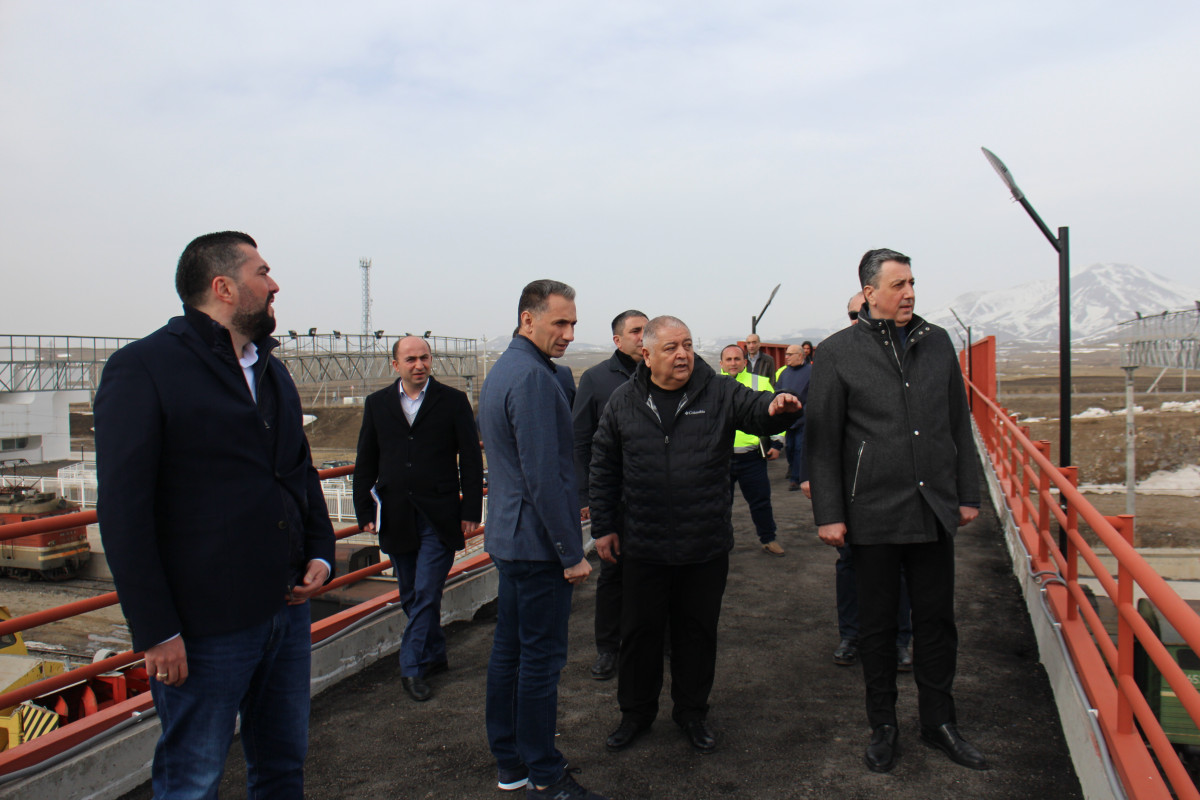 Rəşad Nəbiyev Axalkələk stansiyasında görülmüş işlərlə tanış olub