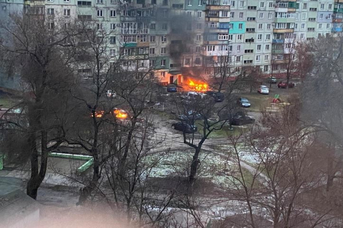 Ukraynanın Nikolayev şəhərinin atəşə tutulması nəticəsində 10 nəfər ölüb