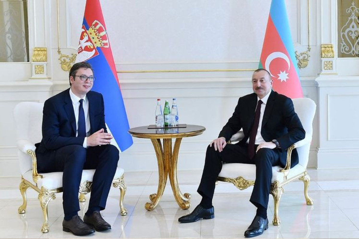 Azərbaycan dövlət başçısı Vuçiçi təbrik edib