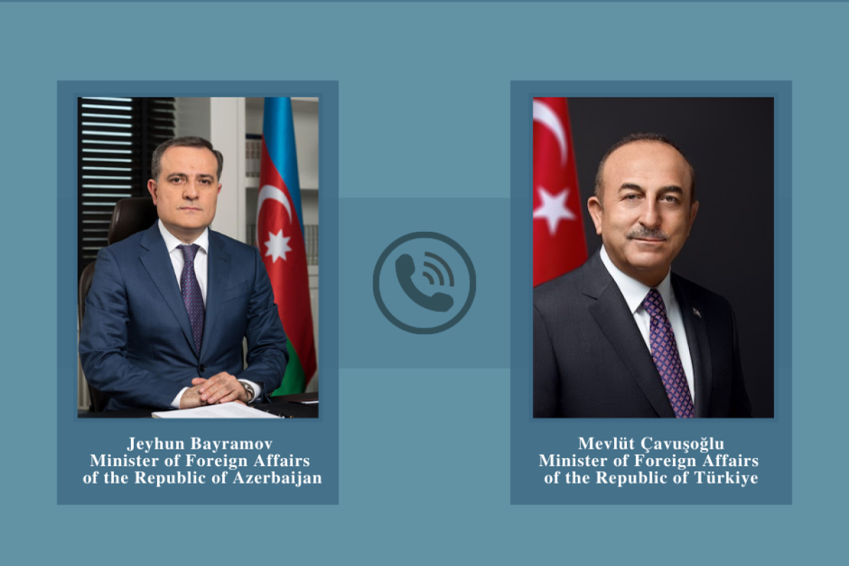 Ceyhun Bayramov və Çavuşoğlu Brüssel görüşünü müzakirə edib