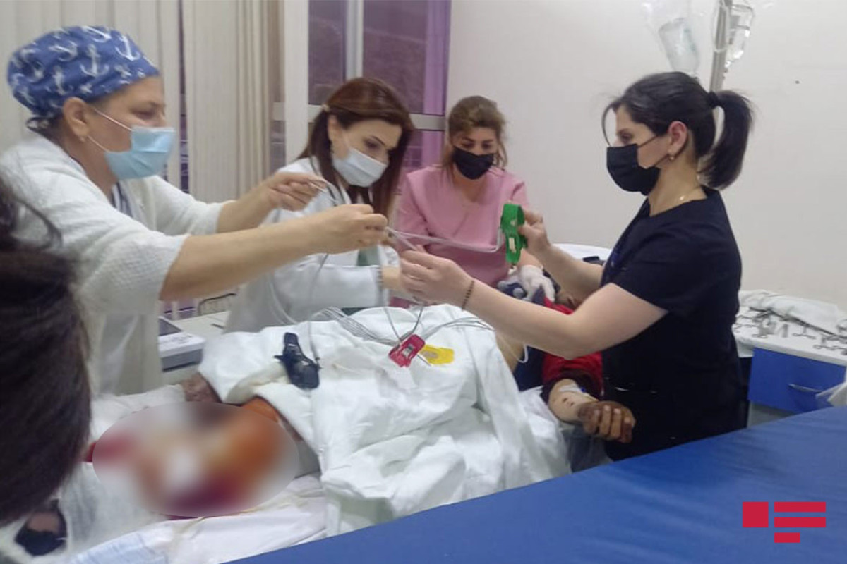 Tərtərdə minaya düşən şəxs