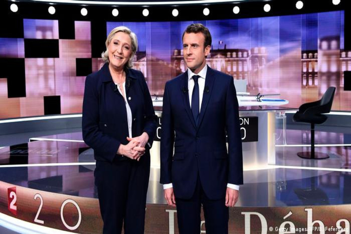Marin Le Pen və Emmanuel Makron