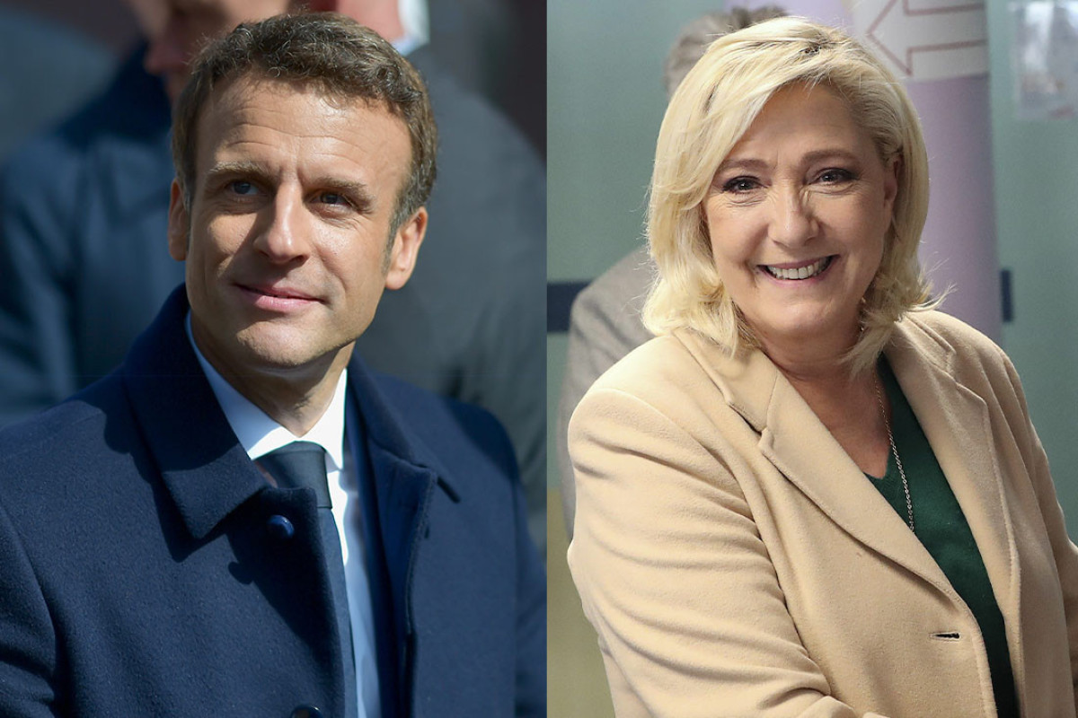 Makron və Le Pen ikinci turda mübarizə aparacaq