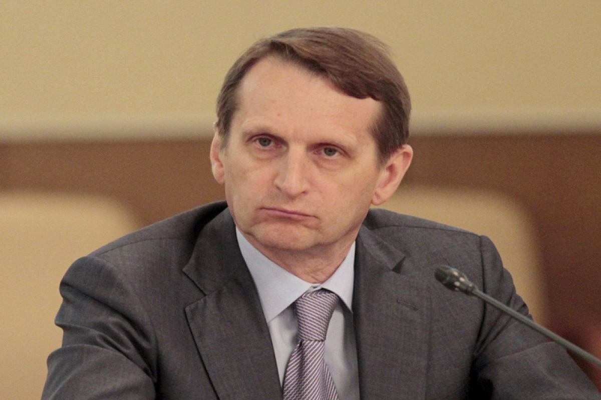 Sergei Naryshkin, director of the Russian Foreign Intelligence Service