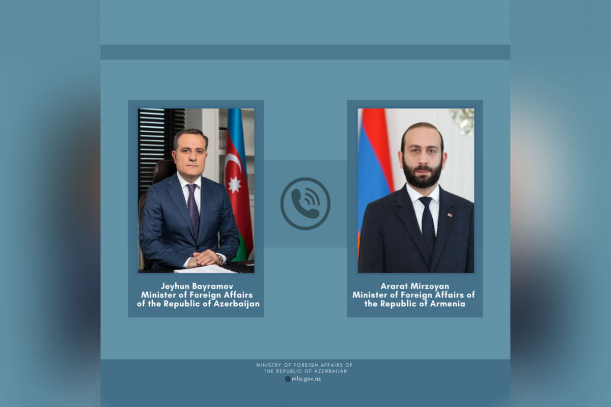 Ceyhun Bayramovun Ermənistan xarici işlər naziri ilə telefon danışığı olub