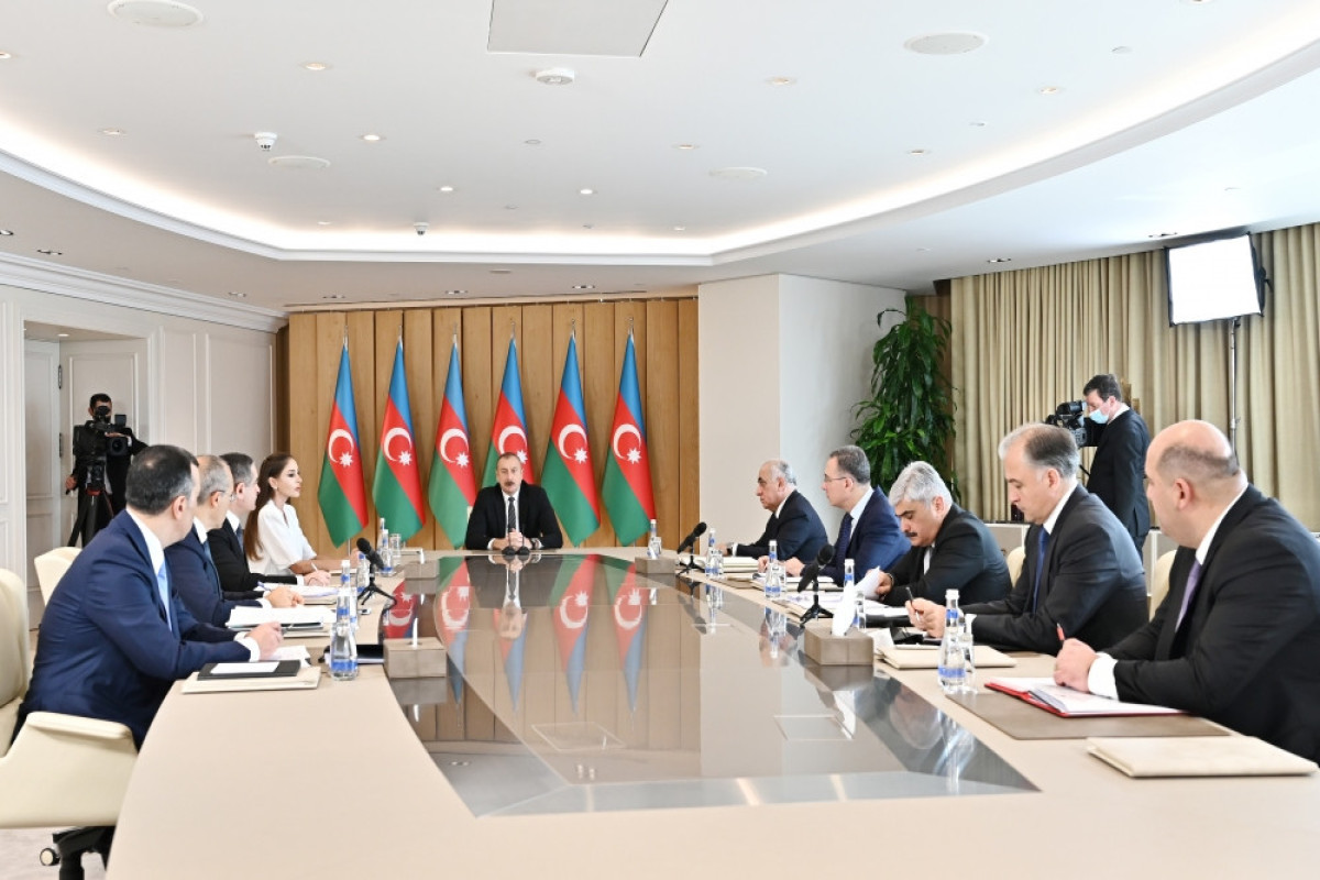 President Ilham Aliyev chaired meeting on results of first quarter of 2022