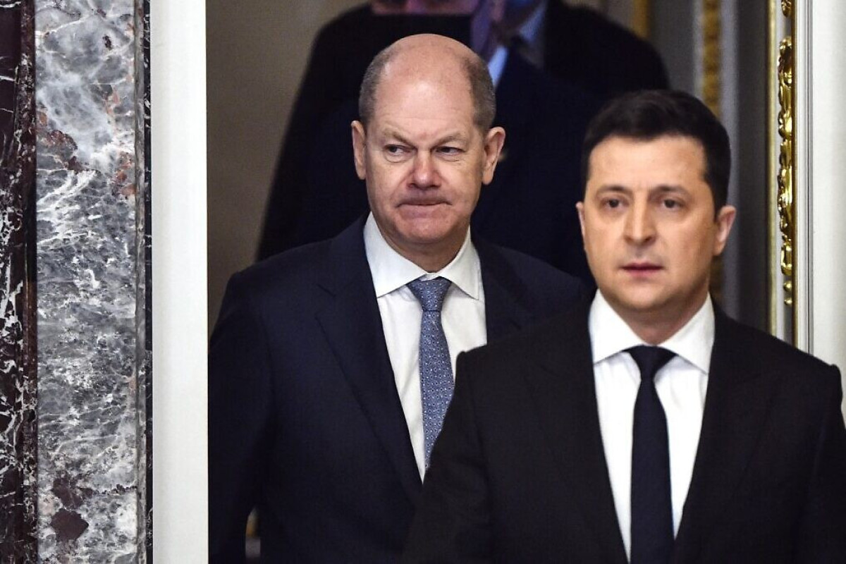Vladimir Zelenski, Olaf Şolts