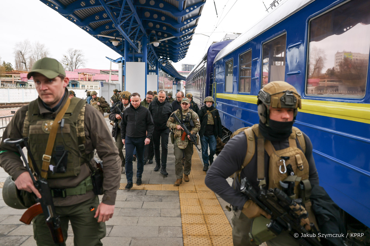 Litva, Latviya, Estoniya və Polşa prezidentləri Kiyevə çatıb - FOTO  - YENİLƏNİB 
