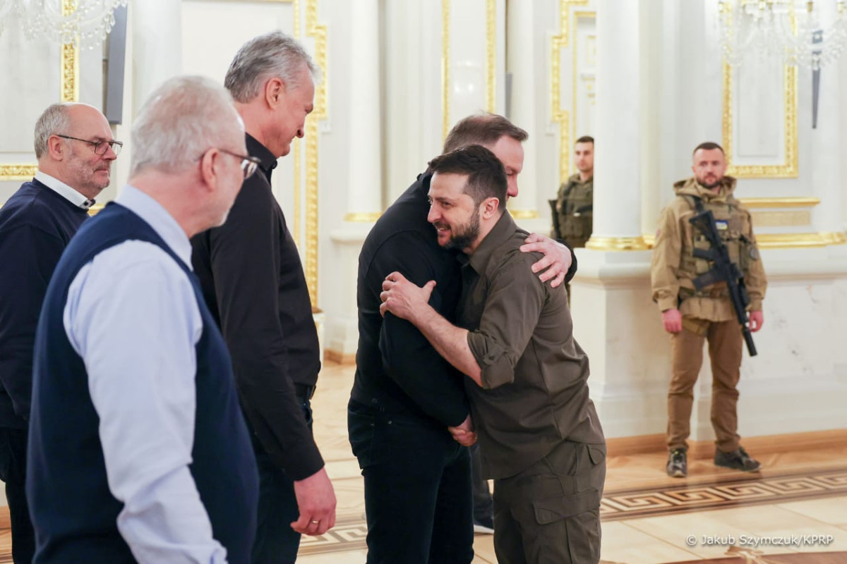 Президенты Эстонии, Латвии, Литвы и Польши встретились с Зеленским