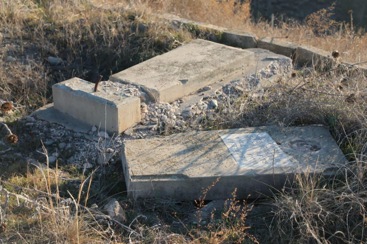 Destruction of Azerbaijani cemeteries by Armenians was documented-REPORT 