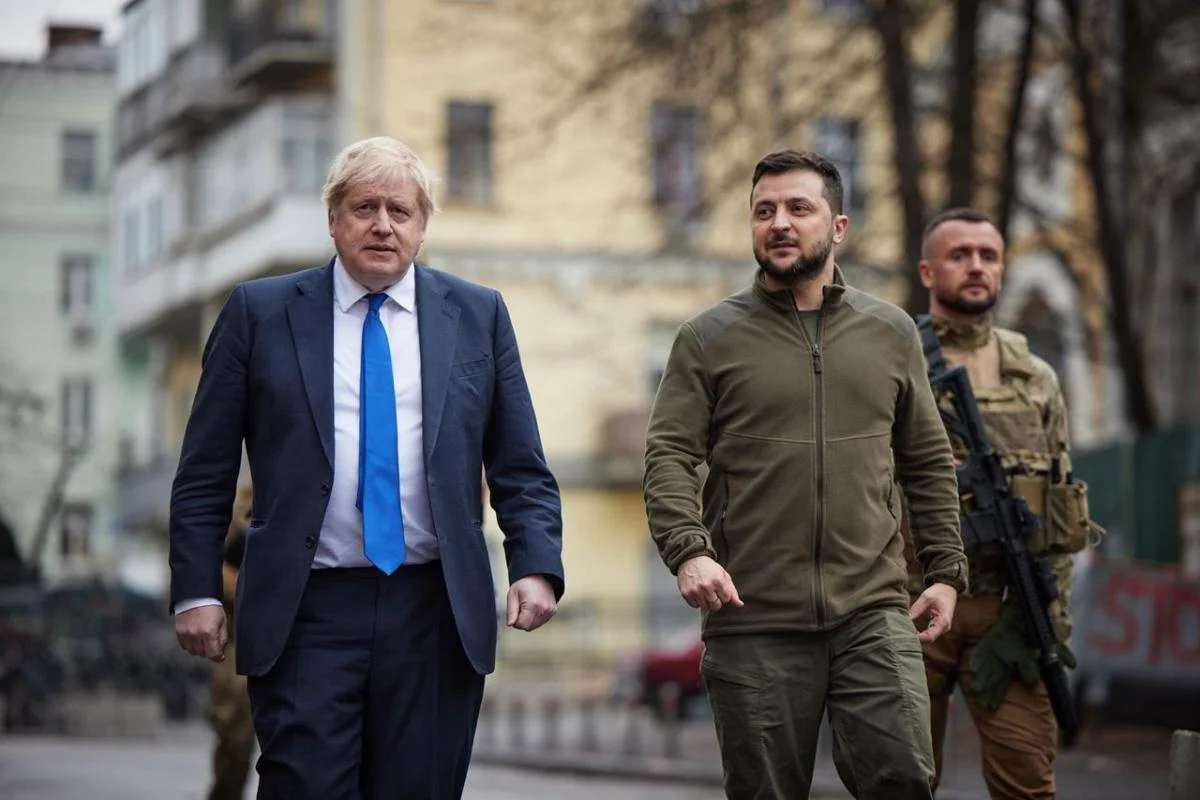 Boris Conson və Volodimir Zelenski