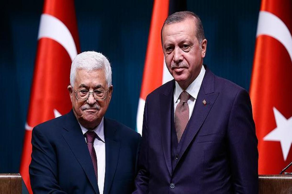 Recep Tayyip Erdoğan, Turkish President and Mahmud Abbas,  Palestinian State Leader