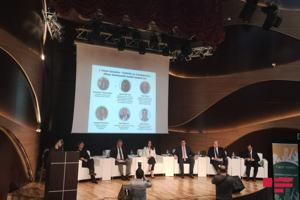 Beynəlxalq Abidələr və Tarixi Yerlər Gününə həsr olunmuş forum keçirilib - FOTO 