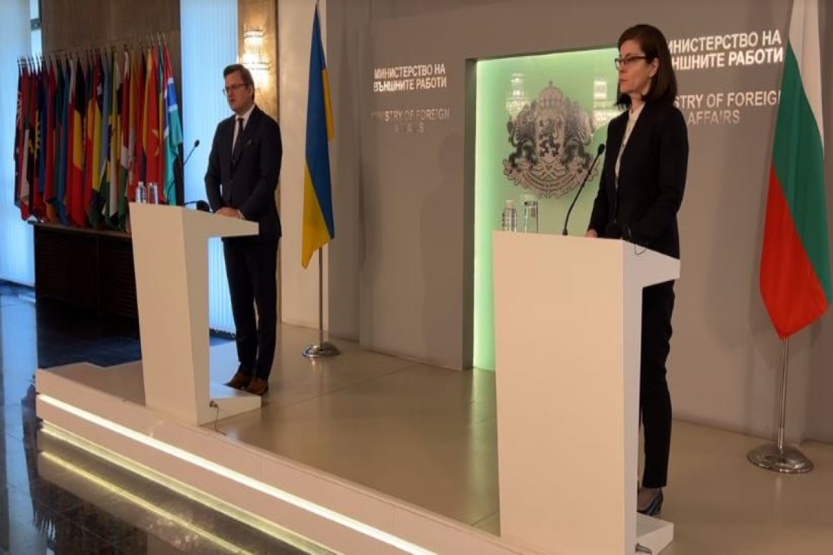 Dmitri Kulebanın bolqarıstanlı həmkarı ilə mətbuat konfransı