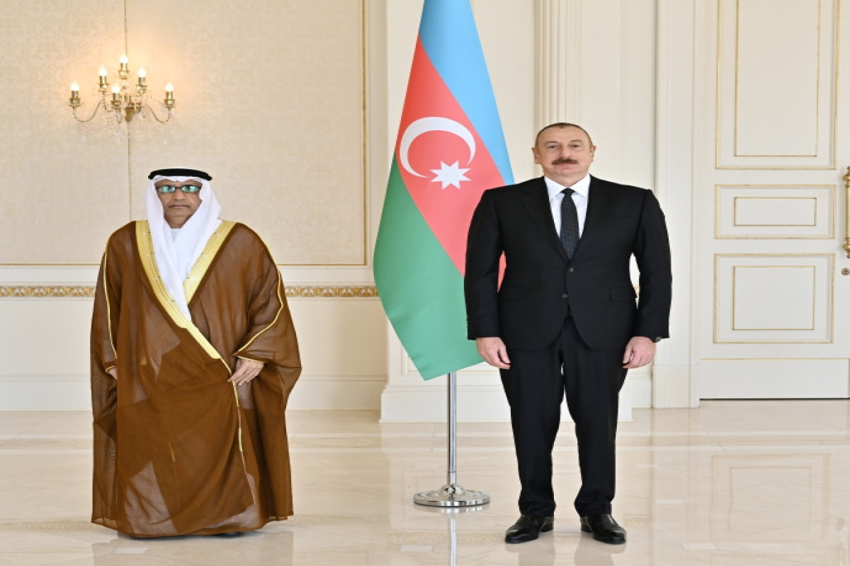 President Ilham Aliyev received credentials of incoming United Arab Emirates’ ambassador