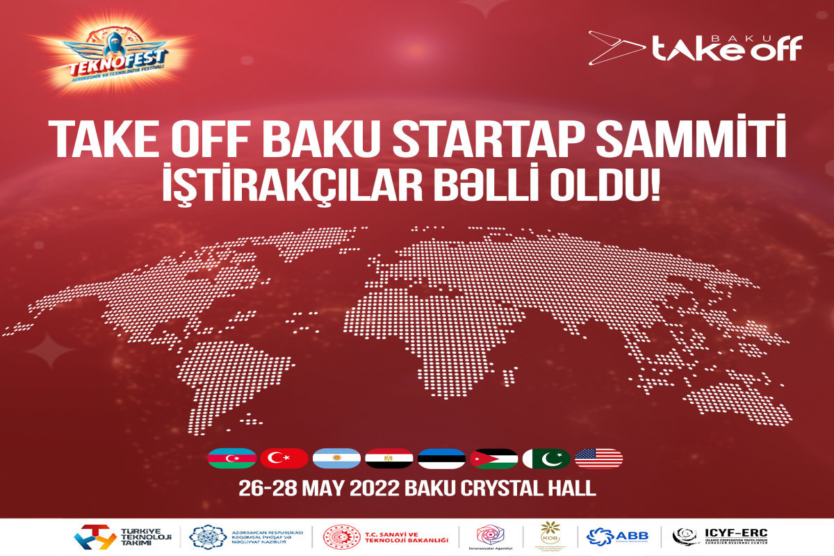 Стали известны участники международного стартап-саммита Take Off Baku
