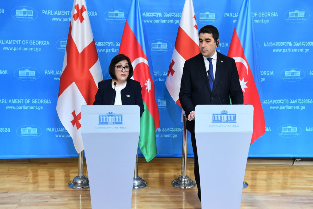 Спикеры Грузии и Азербайджана сделали совместное заявление для прессы