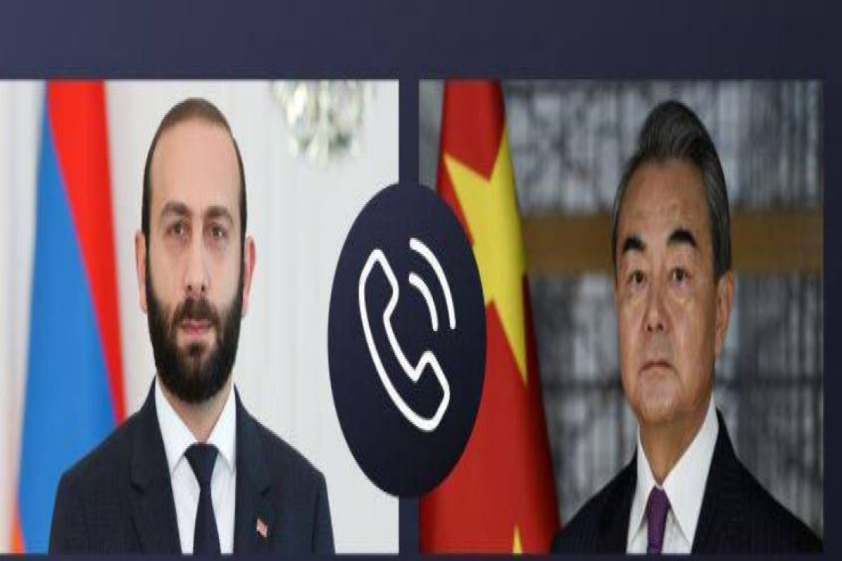 Ararat Mirzoyan, Foreign Minister of Armenia and Wang Yi of Foreign MinisterChina