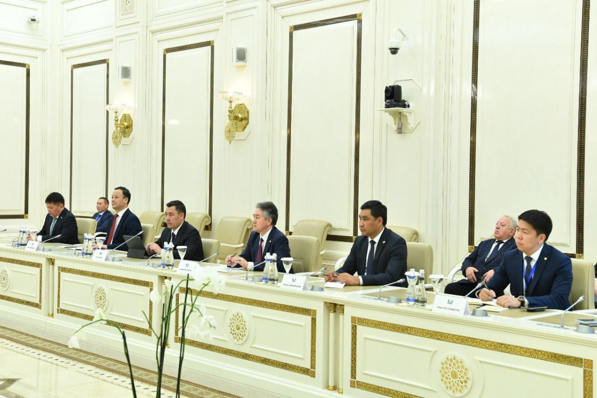 Sahibə Qafarova Qırğızıstan Prezidenti ilə görüşüb