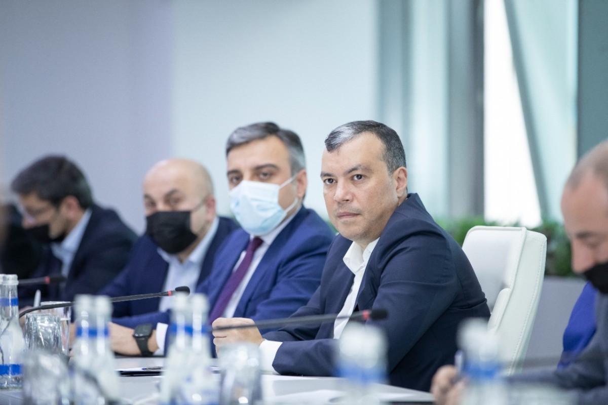 Sahil Babayev boks hakimlər ilə görüşüb - FOTO 