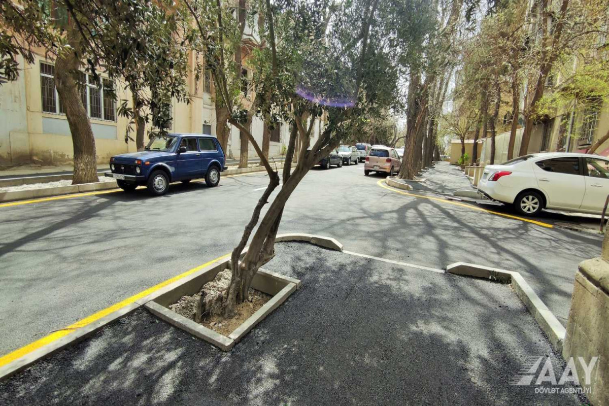Bakıda Mustafa bəy Topçubaşov küçəsi əsaslı təmir olunub - FOTO 
