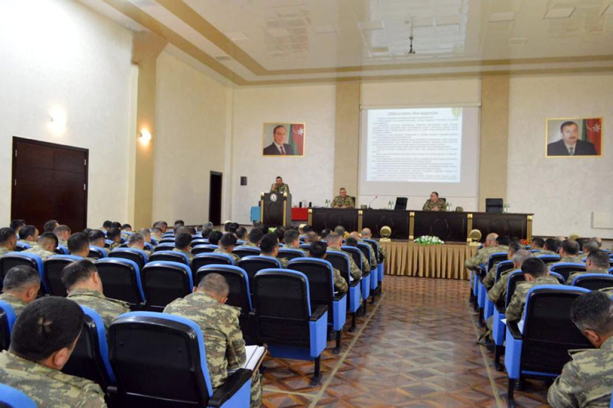 A meeting on the results of the first quarter of the training year was held