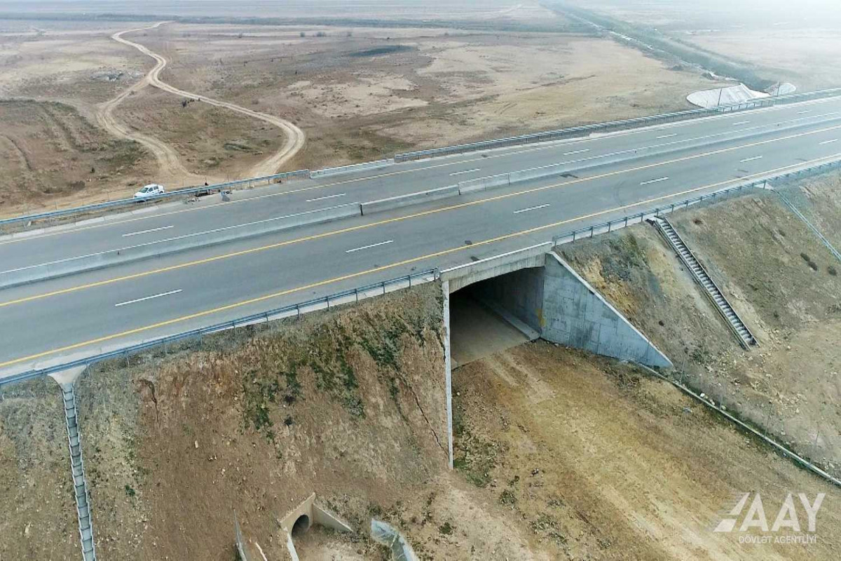 Bakı-Quba-Rusiya yeni avtomobil yolunun tikintisi davam etdirilir  - FOTO  - VİDEO 