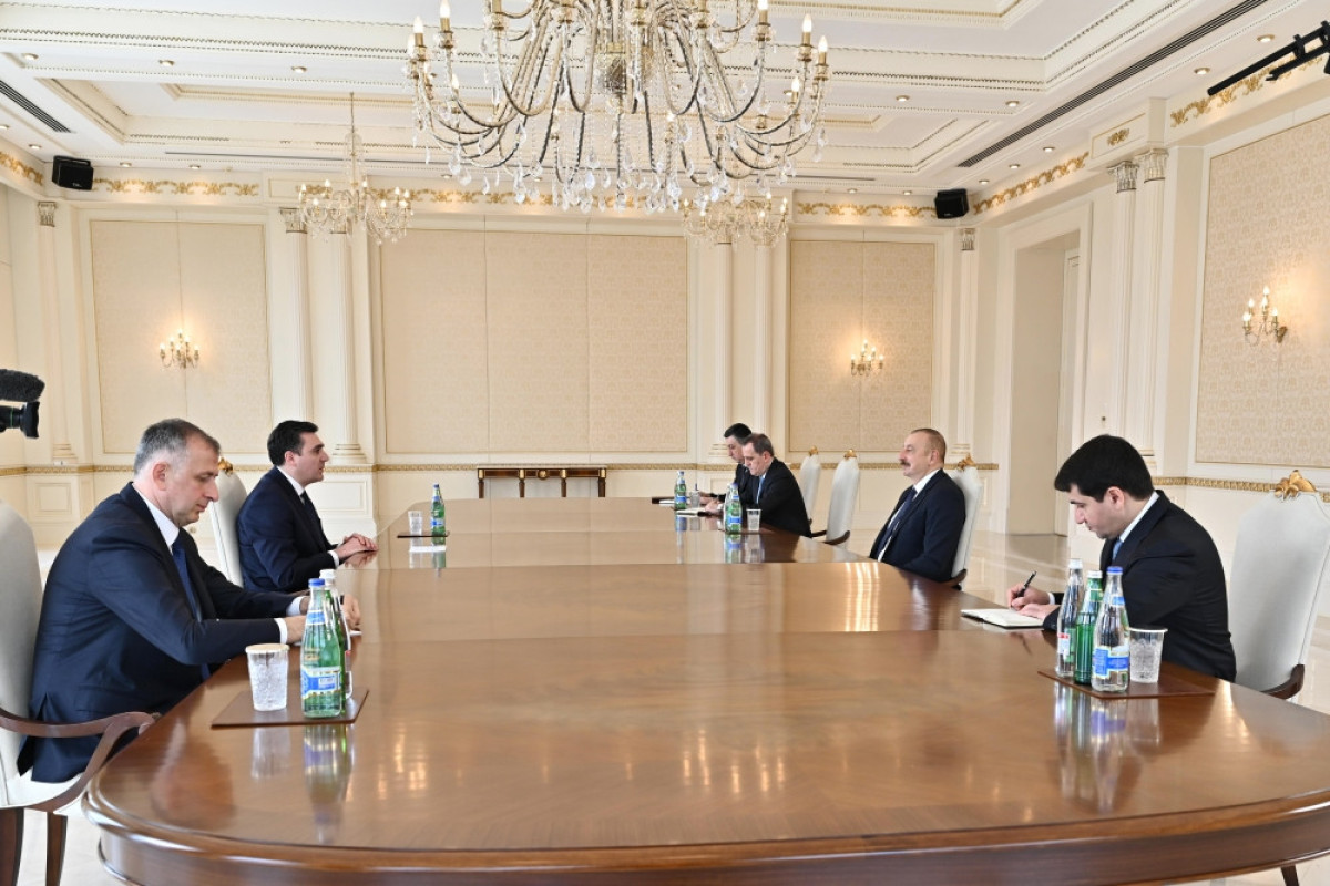 Президент Ильхам Алиев принял министра иностранных дел Грузии