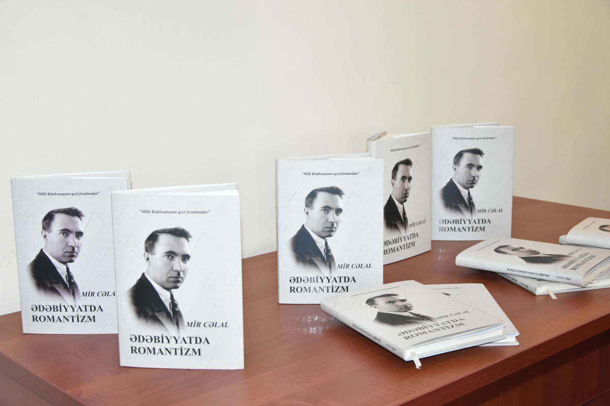 Mir Jalal Pashayev's "Romanticism in Literature" work presented in 4 languages